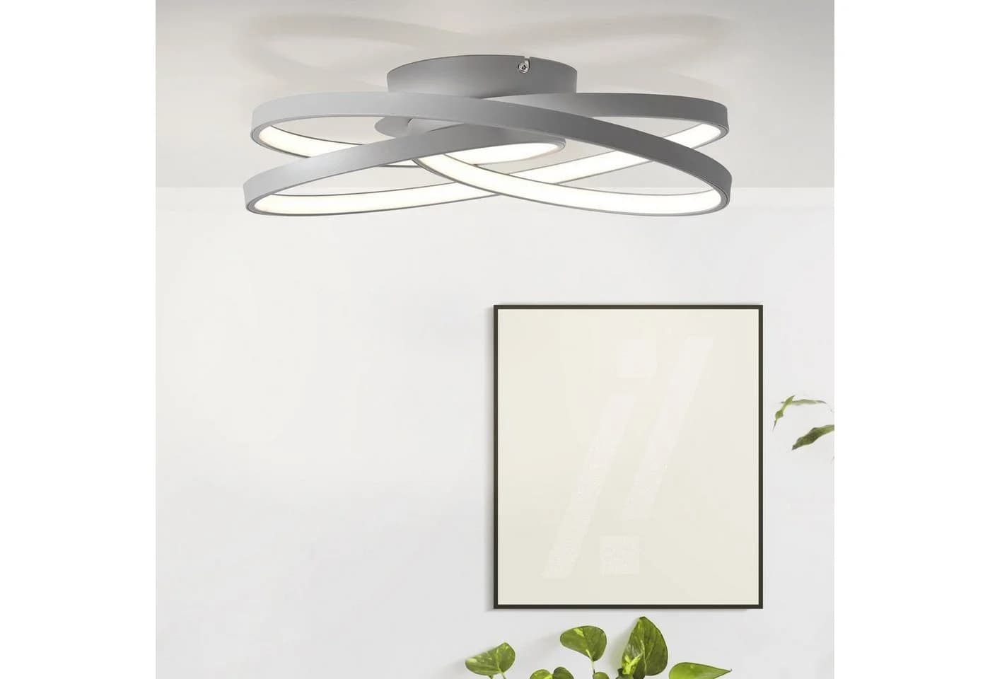 Brilliant LED-Deckenleuchte Labyrinth Grau - Bild 2