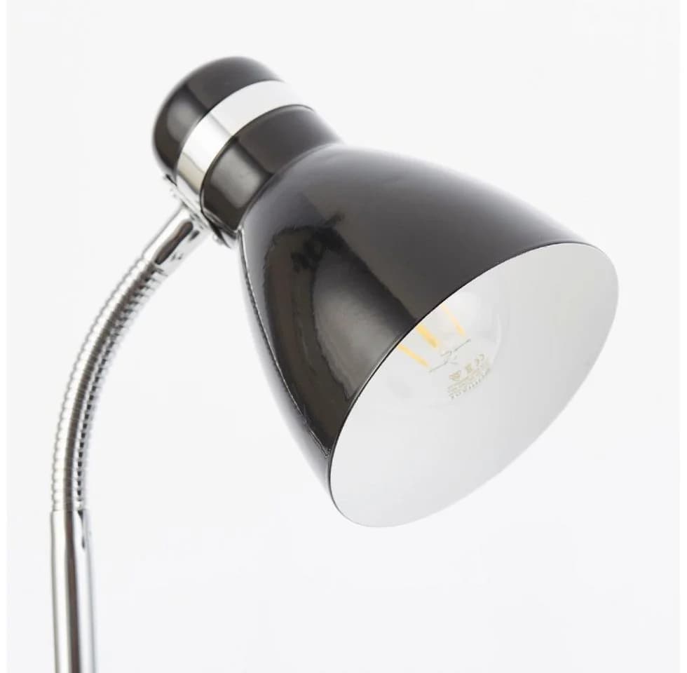 Brilliant Schreibtischlampe Allison Schwarz E27 Flexarm - Bild 3