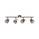 BRILLIANT Lampe Flaka Spotrohr 4flg Schwarz Matt G9 6W Bild 1
