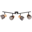 BRILLIANT Lampe Flaka Spotrohr 4flg Schwarz Matt G9 6W Bild 2