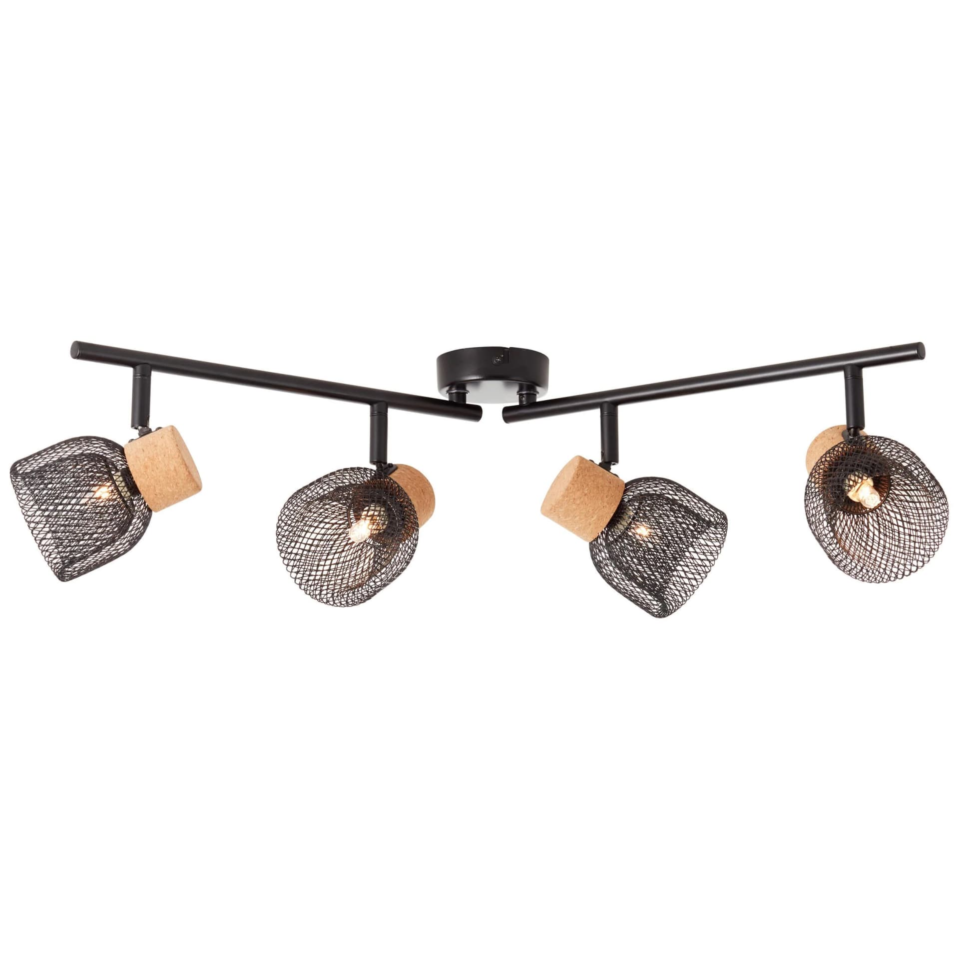 BRILLIANT Lampe Flaka Spotrohr 4flg Schwarz Matt G9 6W - Bild 2