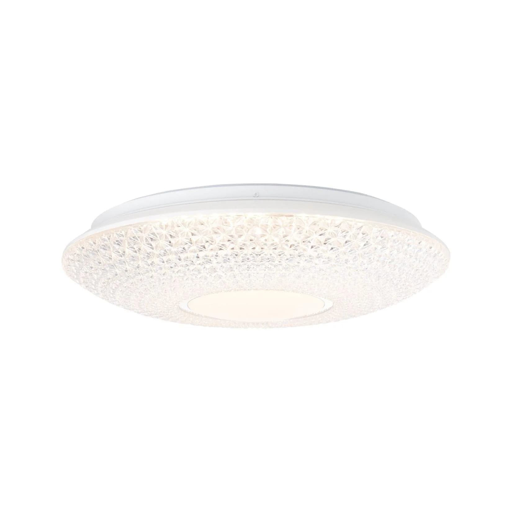 BRILLIANT Nunya LED Deckenleuchte Weiß Chrom 42cm