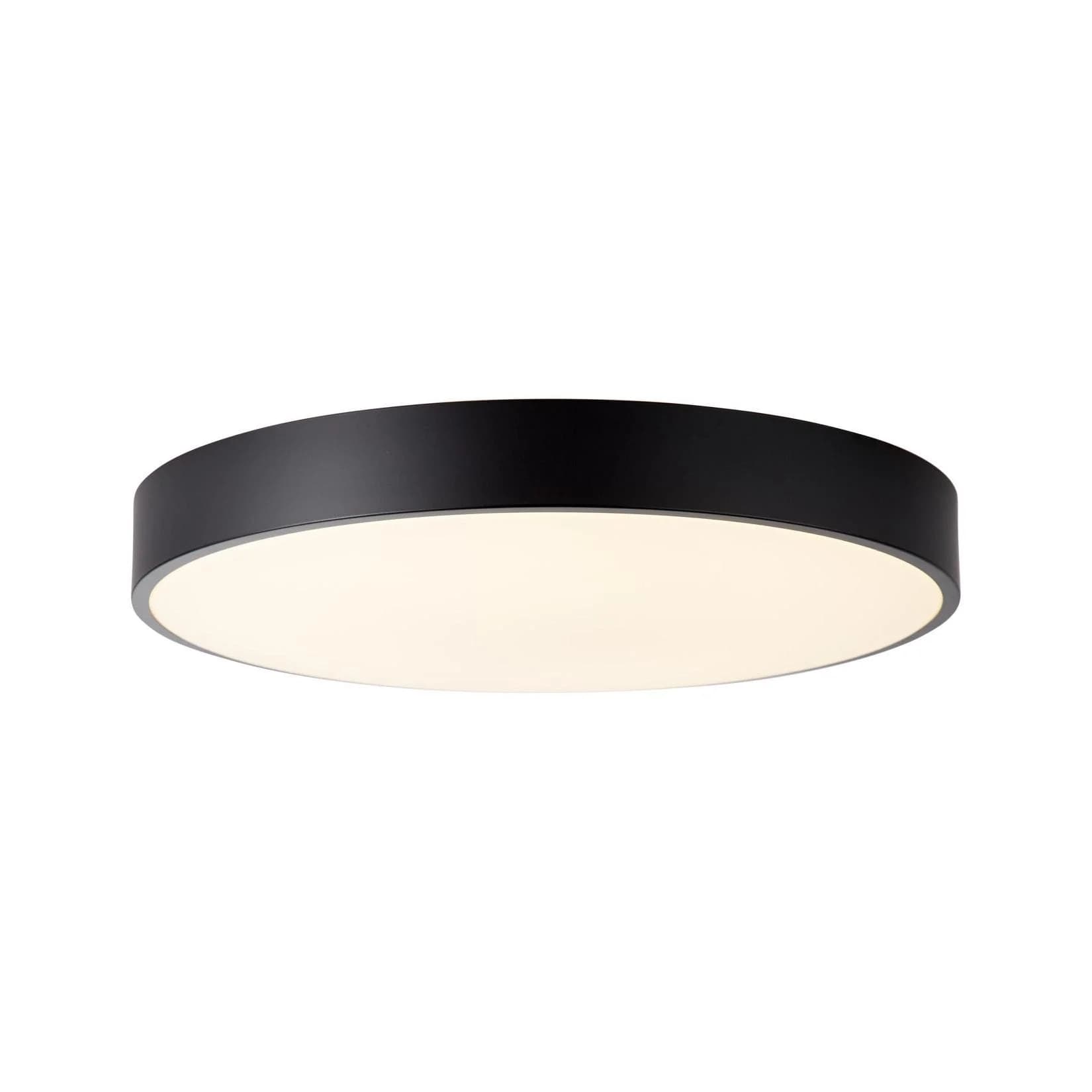 Brilliant Deckenleuchte Slimline LED CCT Fernbedienung Dimmbar 49cm Weiß Schwarz