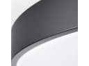 Brilliant Deckenleuchte Slimline LED CCT Fernbedienung Dimmbar 49cm Weiß Schwarz Bild 4