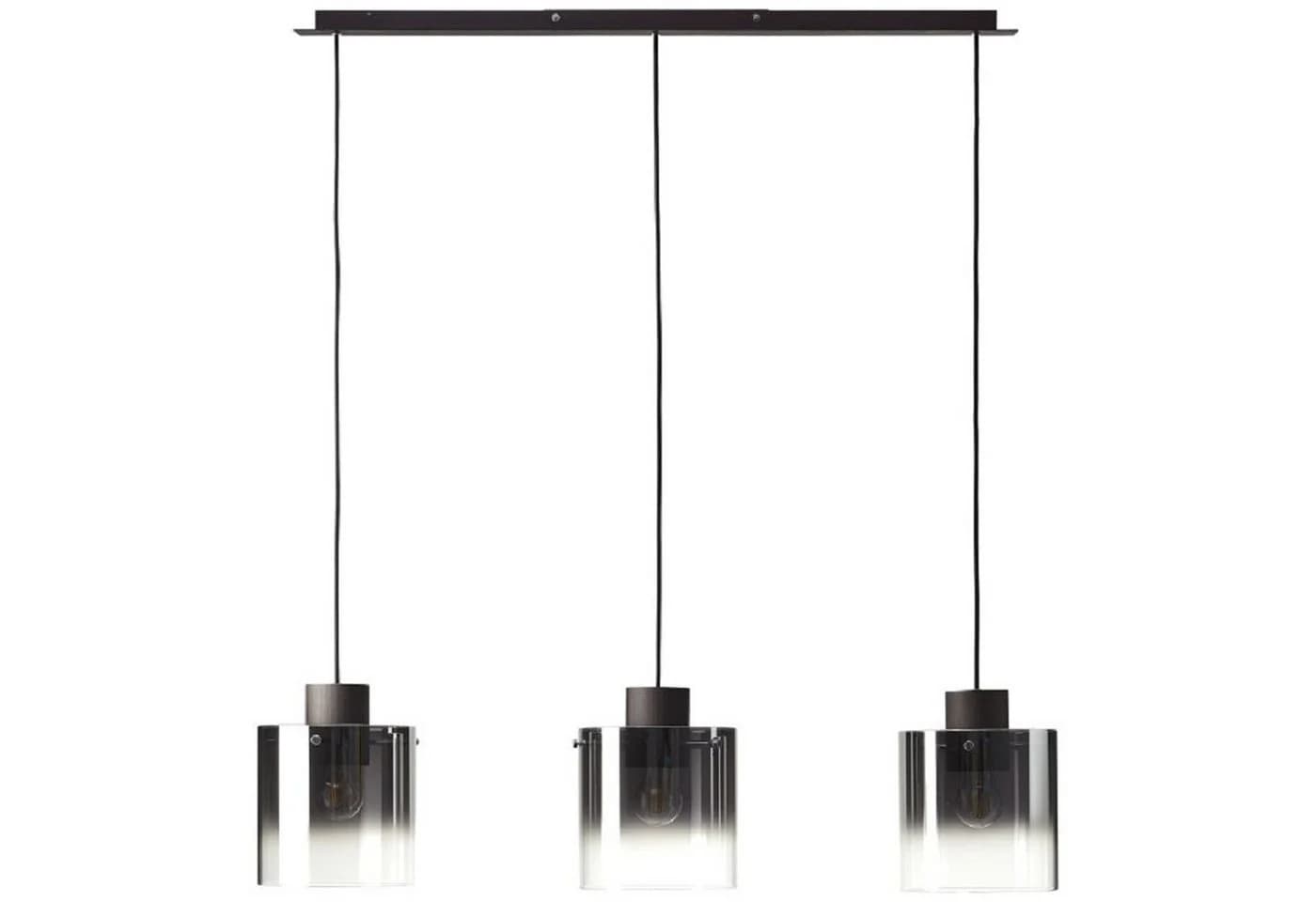BRILLIANT Beth Pendelleuchte 3-flammig Braun Glas Metall - Bild 2