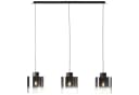 BRILLIANT Beth Pendelleuchte 3-flammig Braun Glas Metall Bild 4