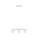 BRILLIANT Rafa LED Pendelleuchte 3flg chrom/rauchglas Bild 1