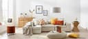 LeGer Home Linnea Pilz Tischleuchte Grau Taupe Metall Bild 1