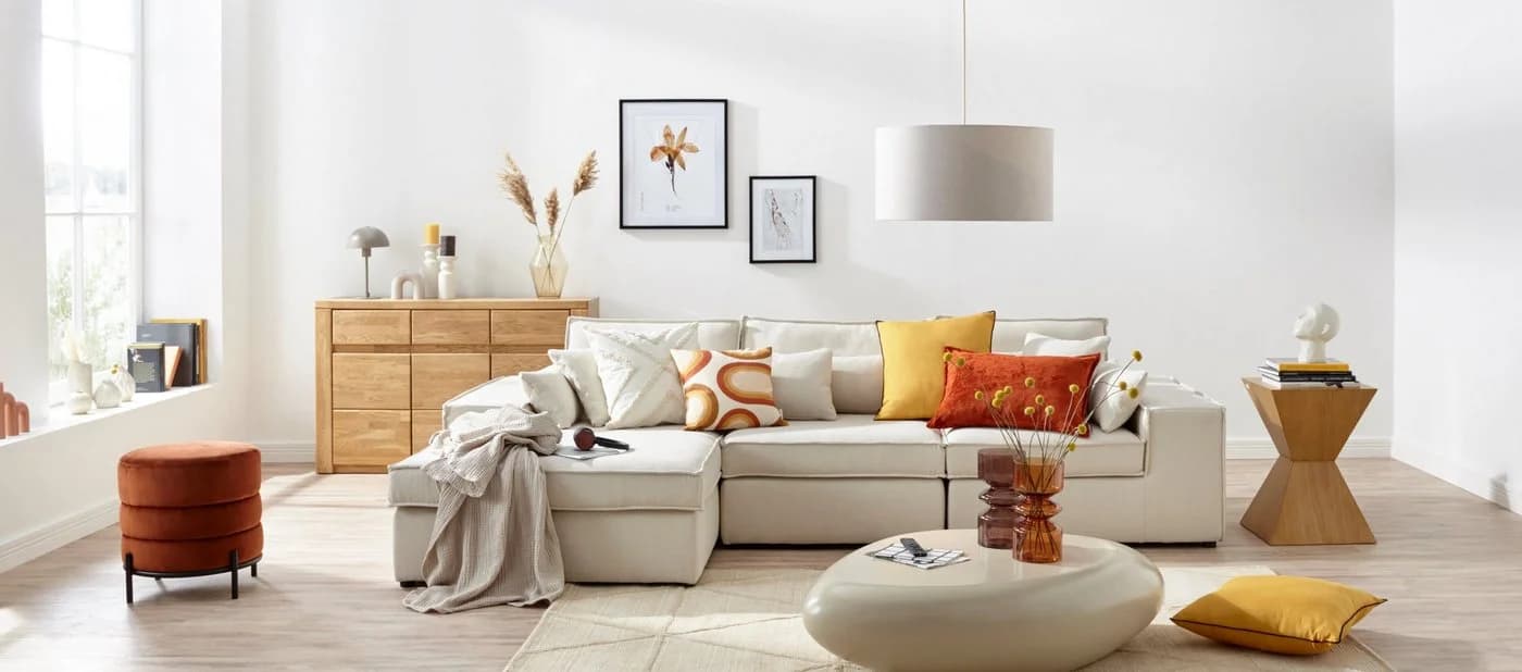 LeGer Home Linnea Pilz Tischleuchte Grau Taupe Metall