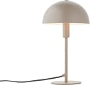 LeGer Home Linnea Pilz Tischleuchte Grau Taupe Metall Bild 3