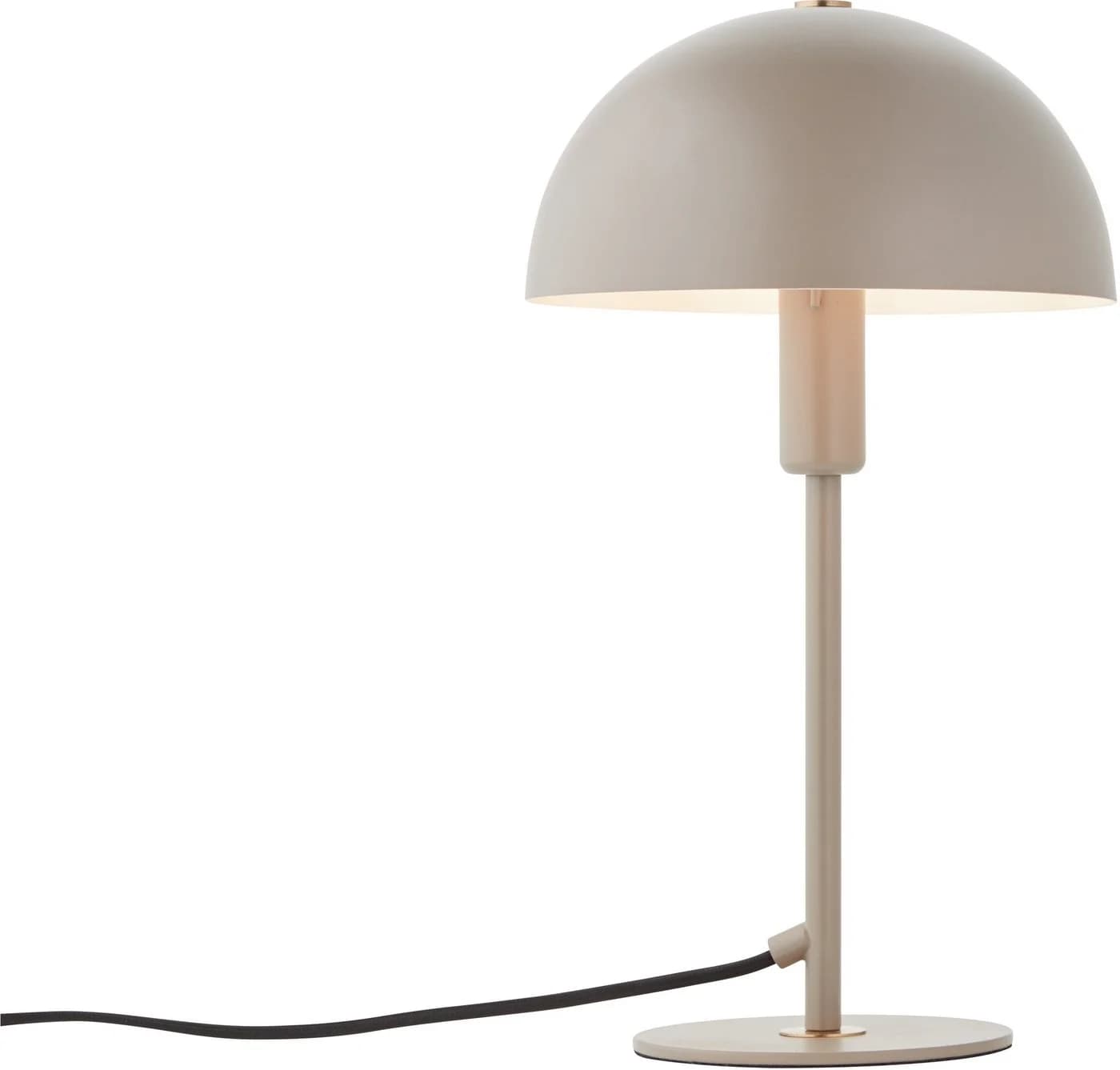 LeGer Home Linnea Pilz Tischleuchte Grau Taupe Metall - Bild 3