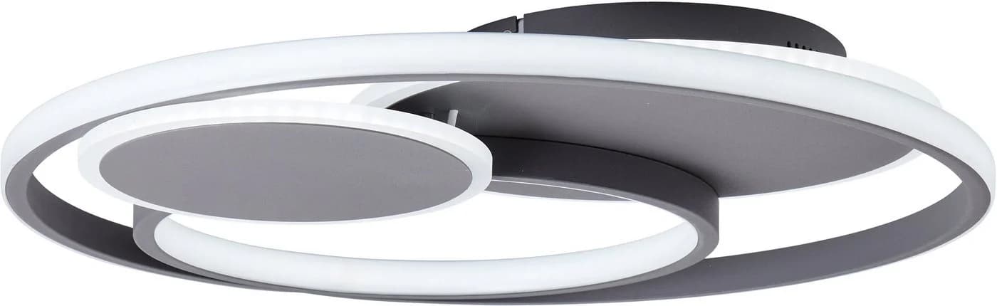 BRILLIANT LED Deckenleuchte Runda Dunkelgrau Dimmbar Fernbedienung - Bild 2