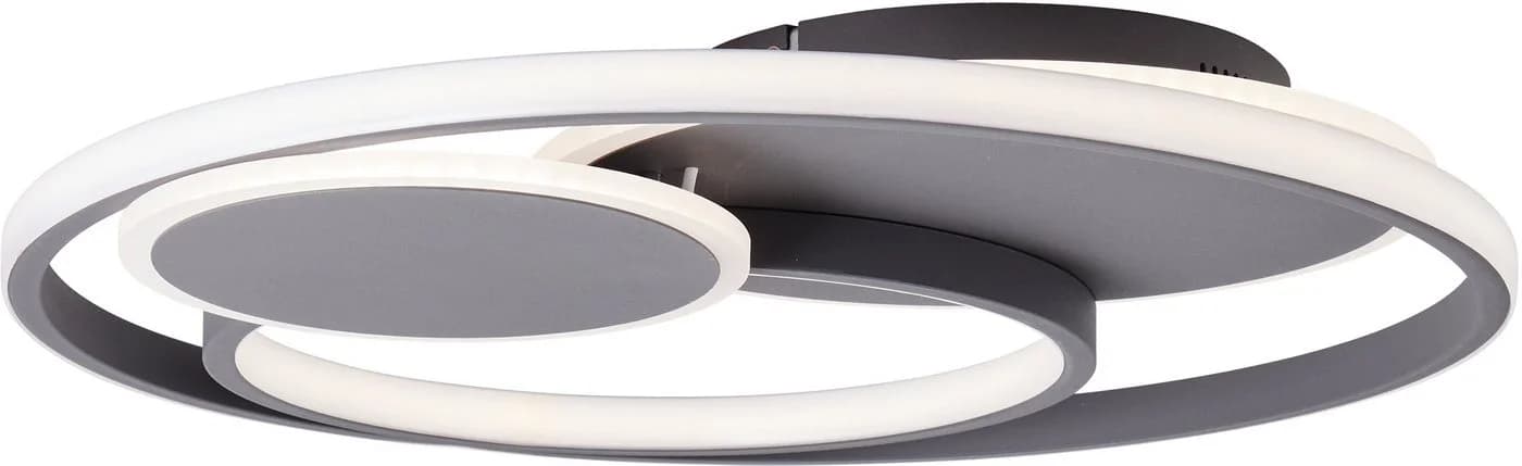 BRILLIANT LED Deckenleuchte Runda Dunkelgrau Dimmbar Fernbedienung - Bild 4