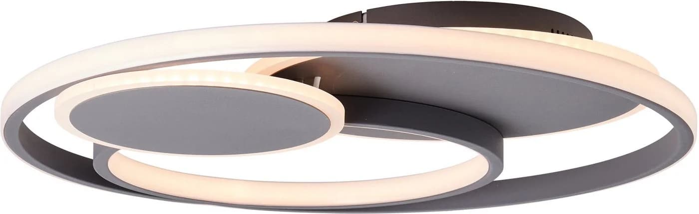 BRILLIANT LED Deckenleuchte Runda Dunkelgrau Dimmbar Fernbedienung - Bild 5