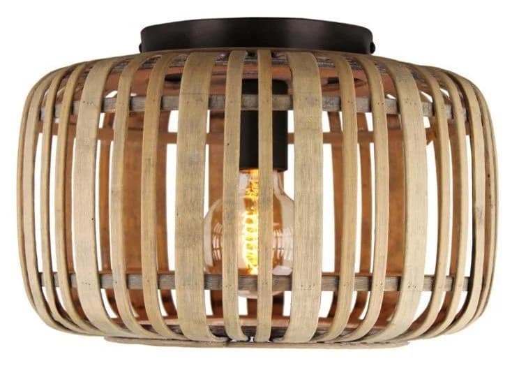 BRILLIANT Deckenleuchte Woodrow Bambus Braun E27 Dimmbar - Bild 2