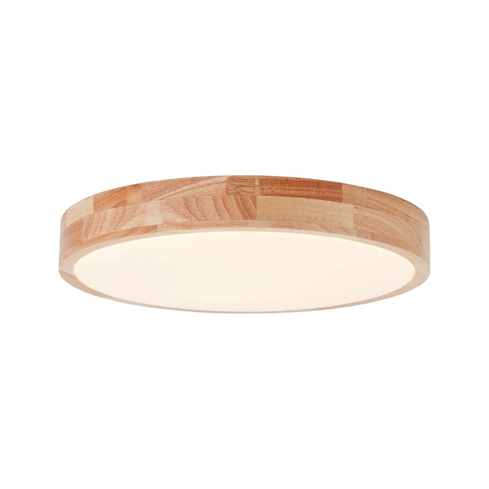 BRILLIANT Slimline LED Wand- und Deckenleuchte Holz Weiß
