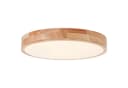 BRILLIANT Slimline LED Wand- und Deckenleuchte Holz Weiß Bild 3