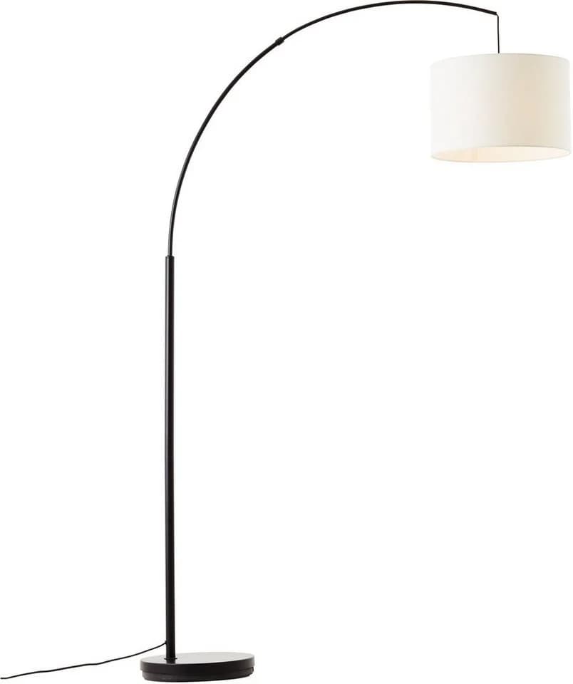 OTTO HOME Stehlampe Stellan Bogenlampe Beige Textil E27 Fußschalter - Bild 2