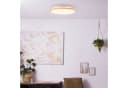 BRILLIANT LED Deckenleuchte Woodbury Holz Weiß Dimmbar Bild 2