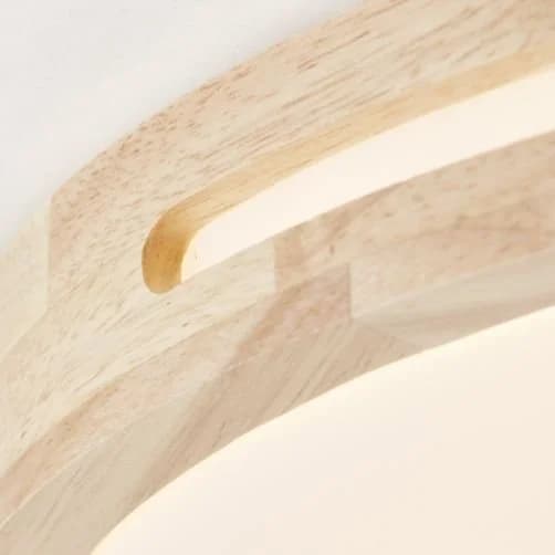 BRILLIANT LED Deckenleuchte Woodbury Holz Weiß Dimmbar - Bild 5