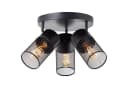 BRILLIANT Deckenstrahler Kamolo Beige/Schwarz 3-flammig 30,5 cm Bild 2
