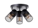 BRILLIANT Deckenstrahler Kamolo Beige/Schwarz 3-flammig 30,5 cm Bild 3