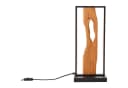 BRILLIANT LED Tischleuchte Chaumont Schwarz Holz 50cm Bild 3