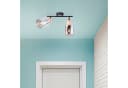 Brilliant Deckenstrahler Weald, 2 x E27 max. 40 W, Rauchfarben Bild 1
