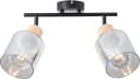 Brilliant Deckenstrahler Weald, 2 x E27 max. 40 W, Rauchfarben Bild 2