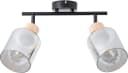 Brilliant Deckenstrahler Weald, 2 x E27 max. 40 W, Rauchfarben Bild 4