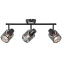 BRILLIANT Deckenstrahler Bano Schwarz Matt 3-flammig Retro Style Bild 1