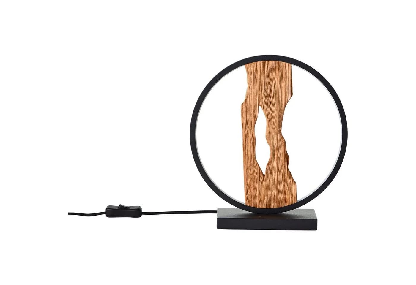 BRILLIANT LED Tischleuchte Chaumont Schwarz/Holz Modern - Bild 2