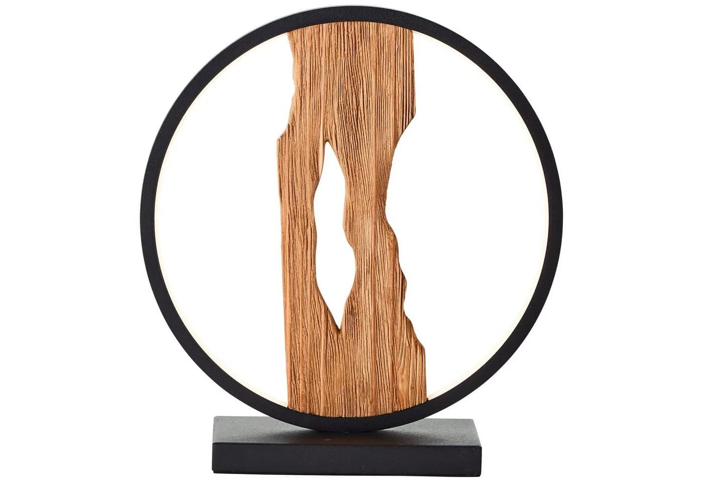BRILLIANT LED Tischleuchte Chaumont Schwarz/Holz Modern - Bild 3