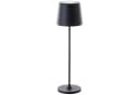 Brilliant Kaami LED Tischleuchte Schwarz Matt Metall Bambus USB Dimmbar Bild 2