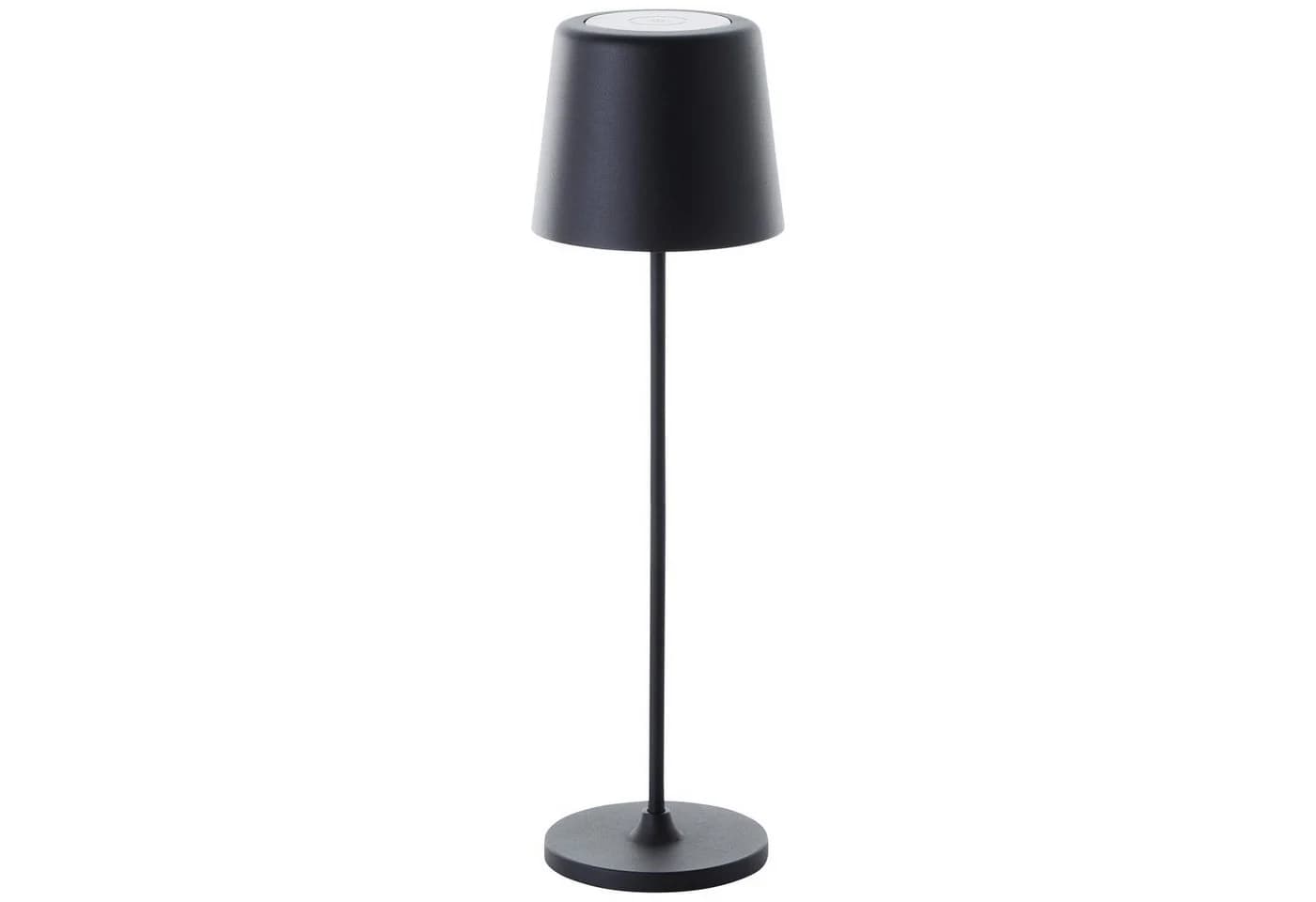 Brilliant Kaami LED Tischleuchte Schwarz Matt Metall Bambus USB Dimmbar - Bild 2