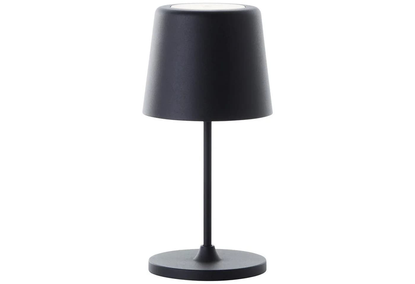 Brilliant Kaami LED Tischleuchte Schwarz Matt Metall Bambus USB Dimmbar - Bild 3