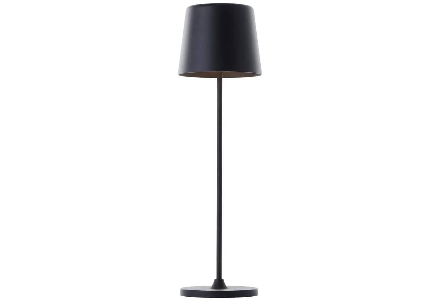 Brilliant Kaami LED Tischleuchte Schwarz Matt Metall Bambus USB Dimmbar - Bild 4