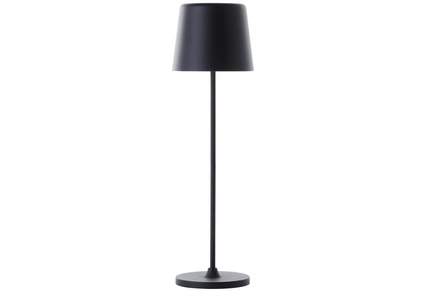 Brilliant Kaami LED Tischleuchte Schwarz Matt Metall Bambus USB Dimmbar - Bild 5
