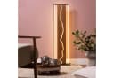 BRILLIANT LED Stehlampe Thunder Schwarz Braun Landhausstil Bild 2