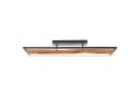 BRILLIANT LED Deckenleuchte Chaumont Schwarz Holz 6600 lm 3000 K Bild 4