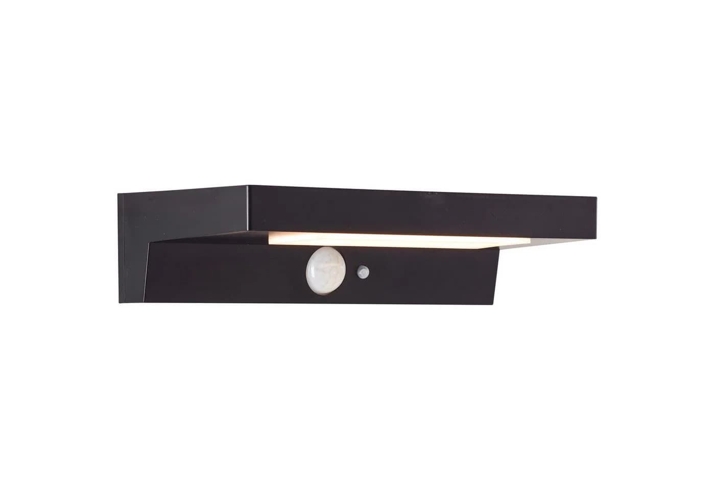 Brilliant LED Außen-Wandleuchte Barker Schwarz Solar Bewegungsmelder - Bild 5