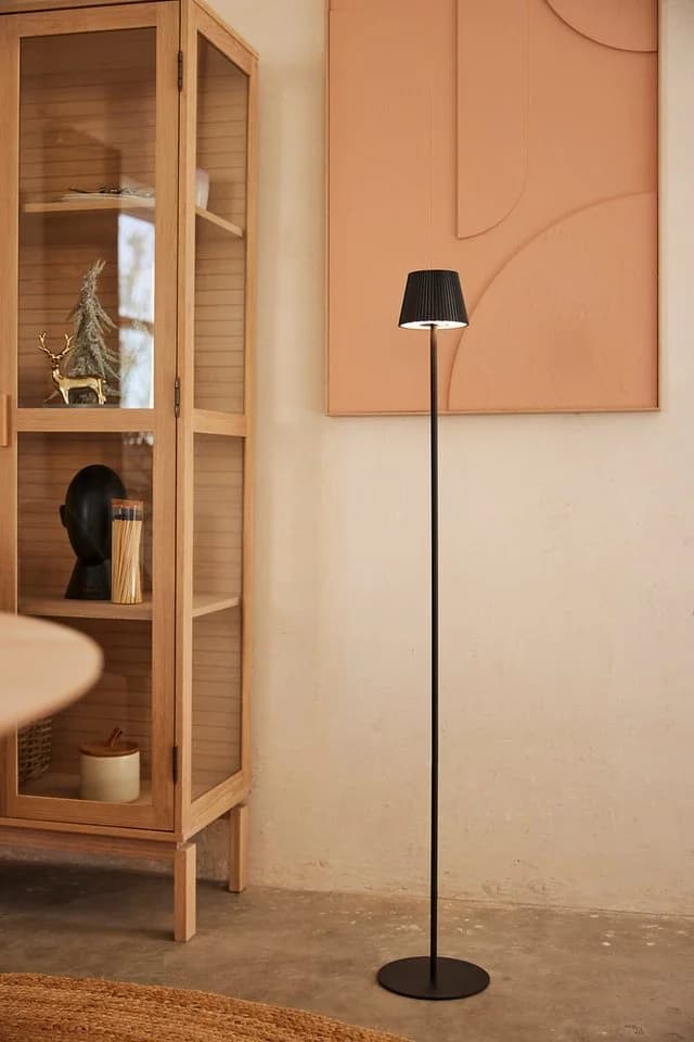 BRILLIANT Macobo LED Außen-Stehlampe Schwarz Matt Touchdimmer