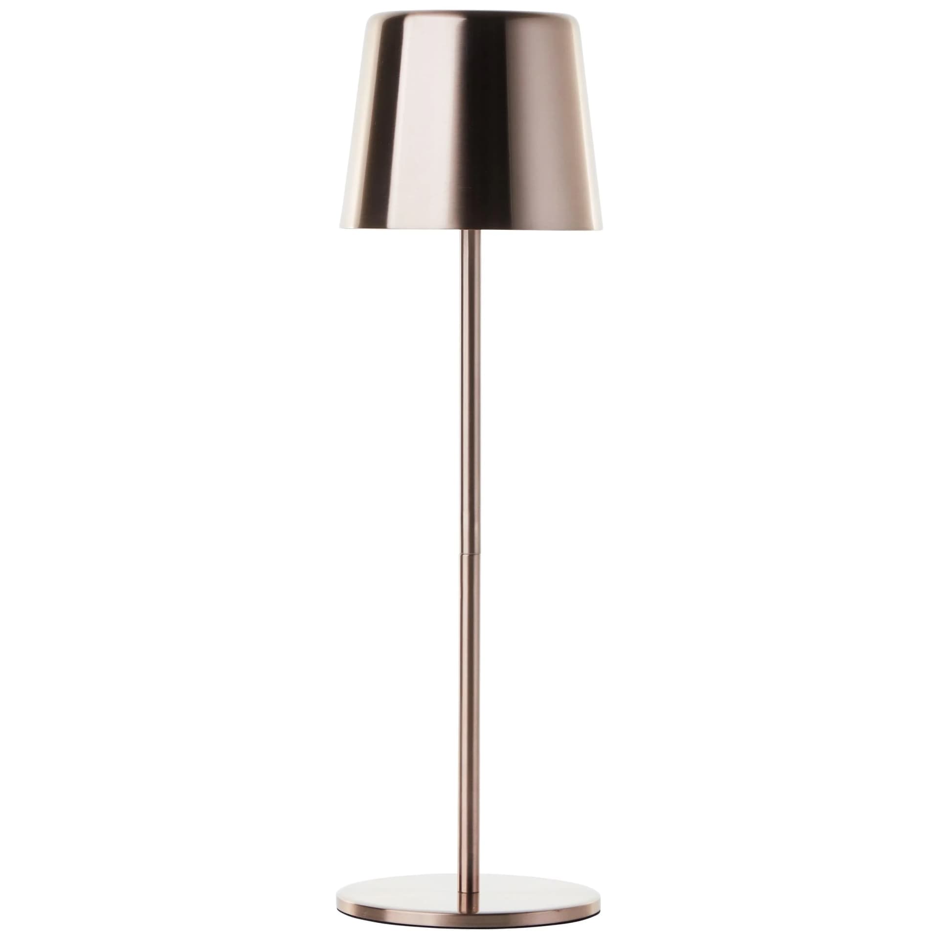 Brilliant LED Tischleuchte Xaana Kupfer Dimmbar Akku