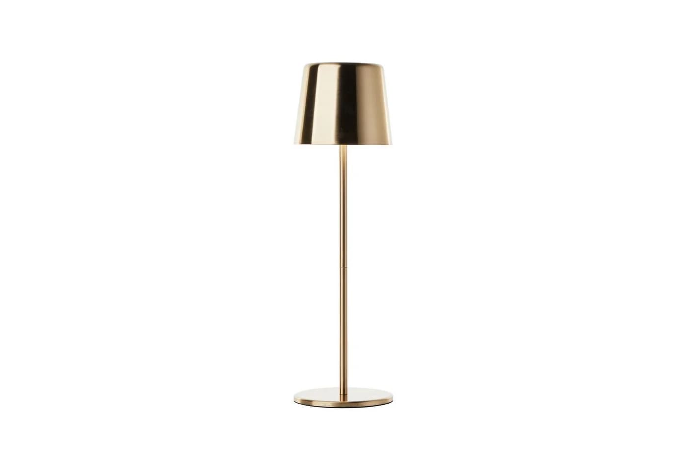 Brilliant LED-Akku-Tischleuchte Xaana Messing-Look Dimmbar IP44 - Bild 2