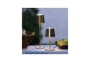 Brilliant LED-Akku-Tischleuchte Xaana Messing-Look Dimmbar IP44 Bild 3