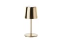 Brilliant LED-Akku-Tischleuchte Xaana Messing-Look Dimmbar IP44 Bild 4