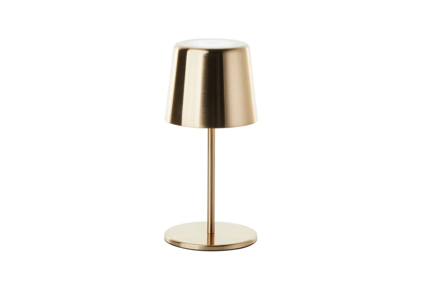 Brilliant LED-Akku-Tischleuchte Xaana Messing-Look Dimmbar IP44 - Bild 4