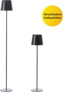 BRILLIANT Kaami LED Außen-Stehlampe Schwarz Dimmbar Akku Bild 2