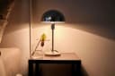 LeGer Home Linnea Pilz Tischleuchte Travertin Chrom Bild 1