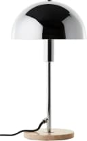LeGer Home Linnea Pilz Tischleuchte Travertin Chrom Bild 2